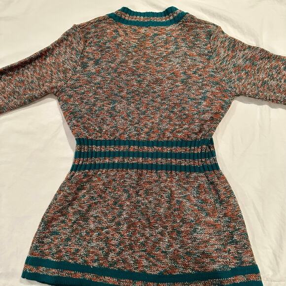 Vintage Adorable Judy Lee Sweater with Front Waist Button Size M - Picture 2 of 9